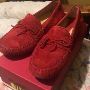 Red Vaneli loafers